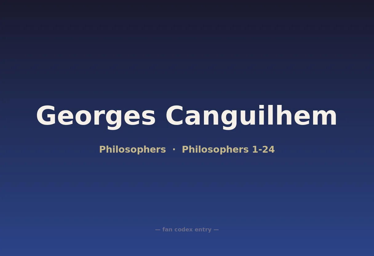 Georges Canguilhem