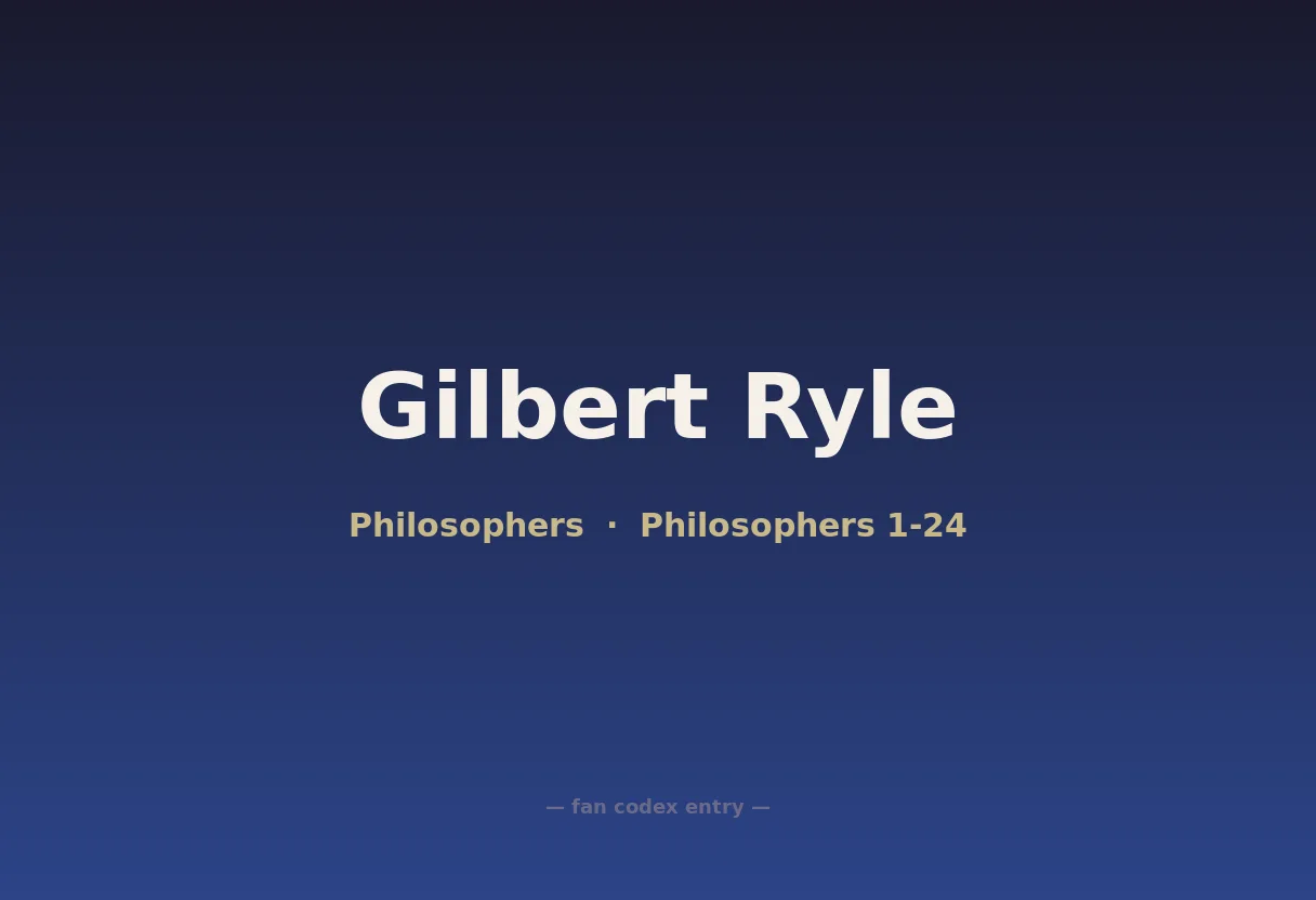 Gilbert Ryle