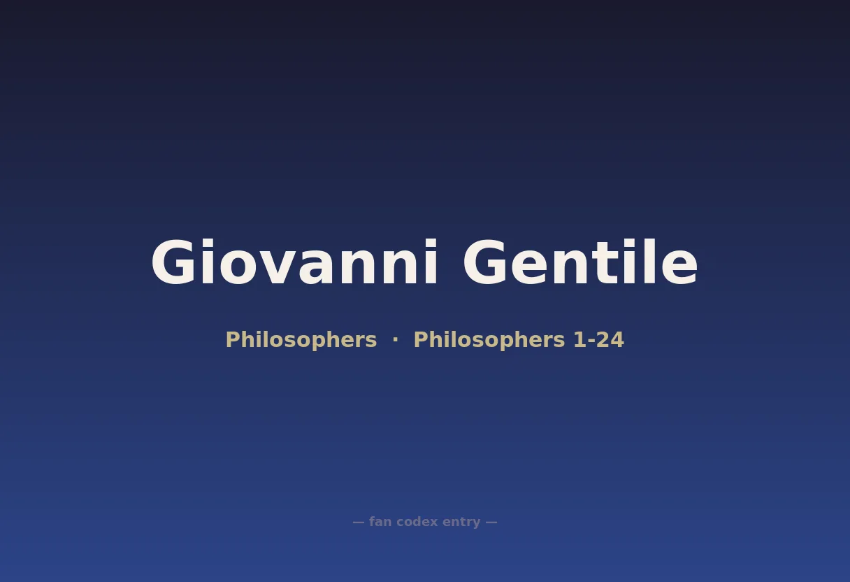 Giovanni Gentile