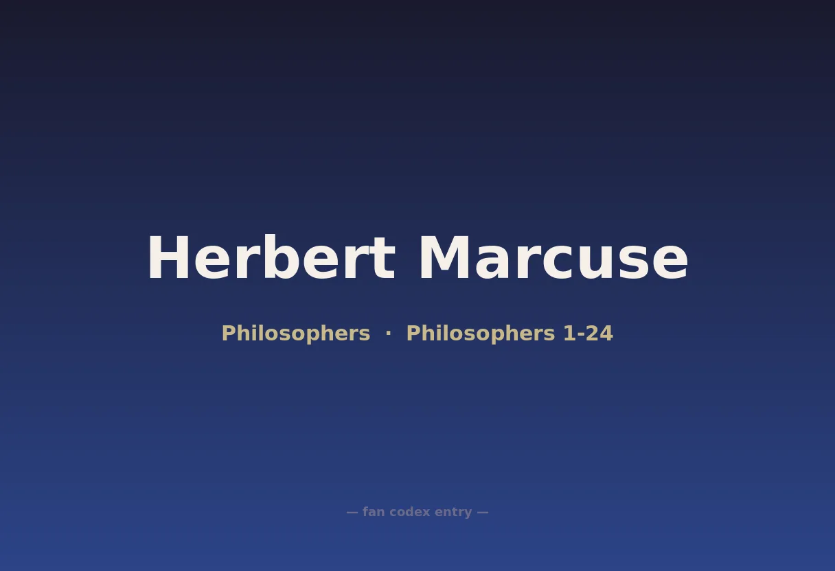 Herbert Marcuse