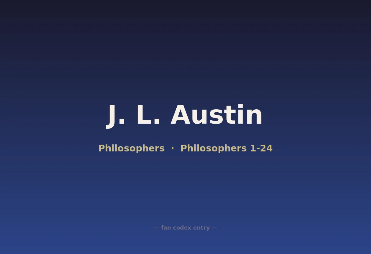 J. L. Austin